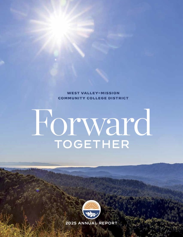 Bay Area mountain top landscape view with the Forward Together