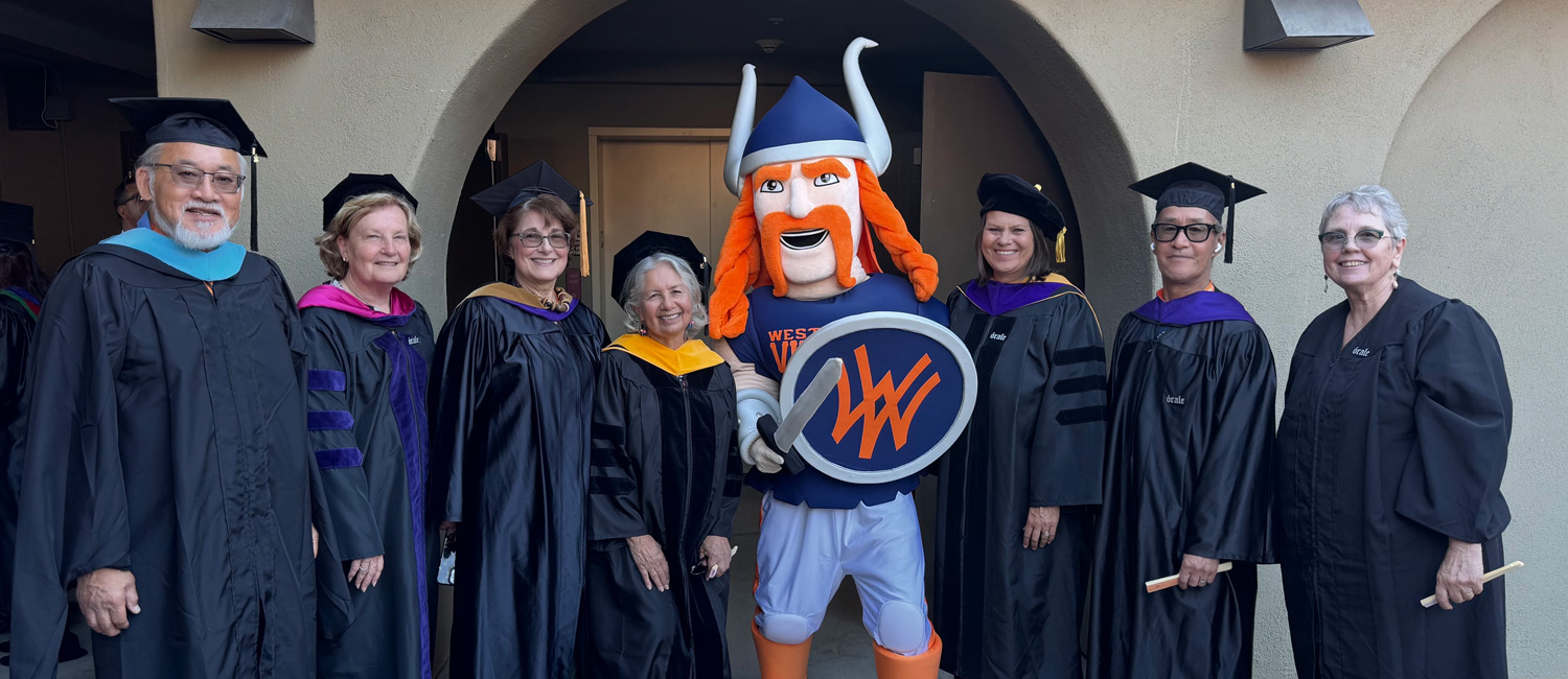 Board members at West Valley graduation