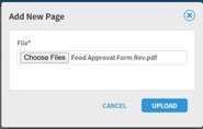 Choose files button