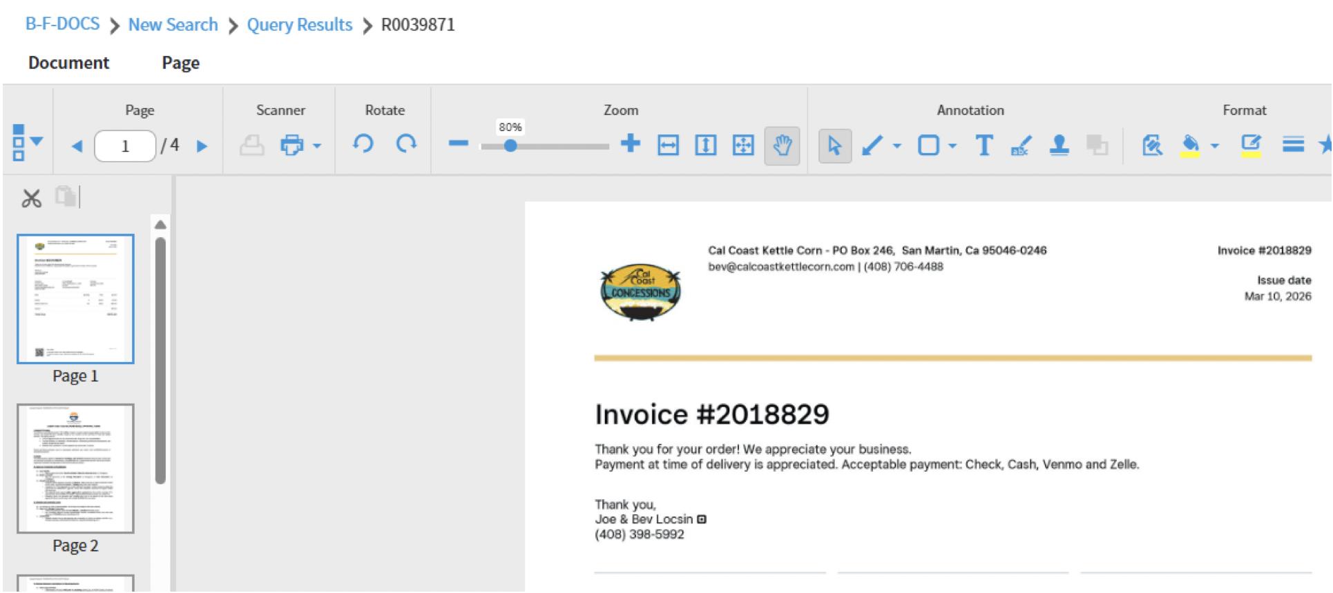Backup Document Review