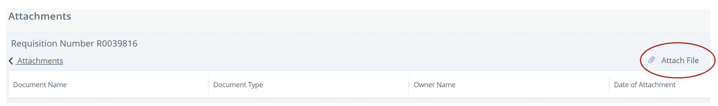 Attachment file link