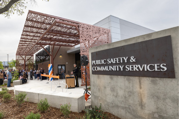 Public Safety and Community Services building opening